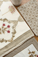 Bedsheets - Handblock queen rajwada print bedsheets