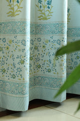 Curtains - Blue Handblock curtains