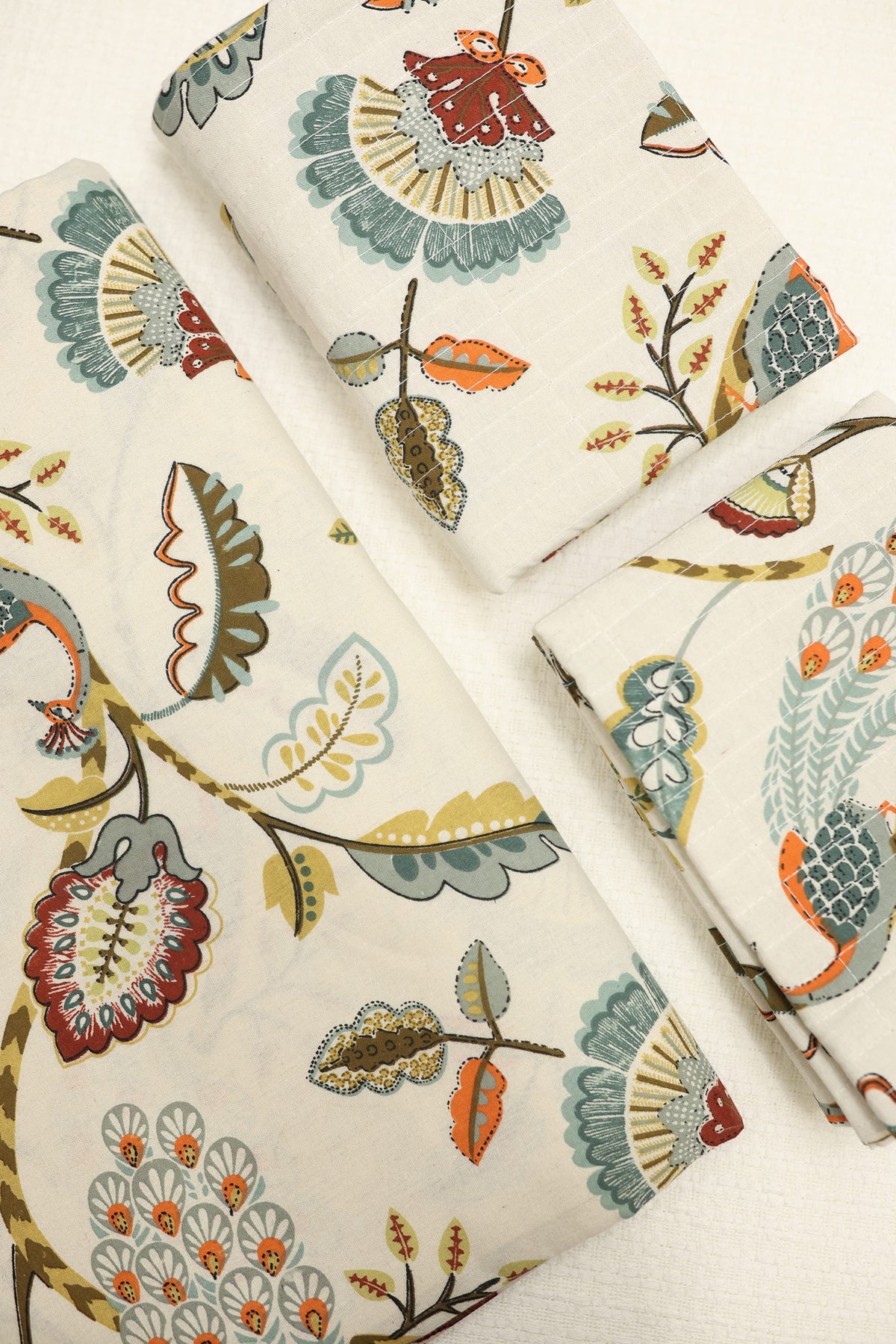 Bedsheets-Queen Anokhi printed Cotton bedsheet