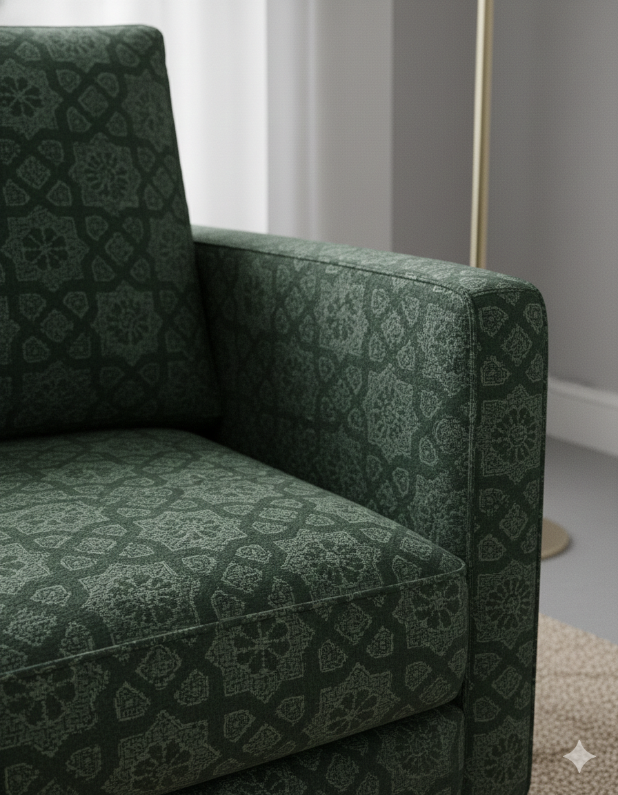 Upholstery fabrics -Ajrakh(Bughti)