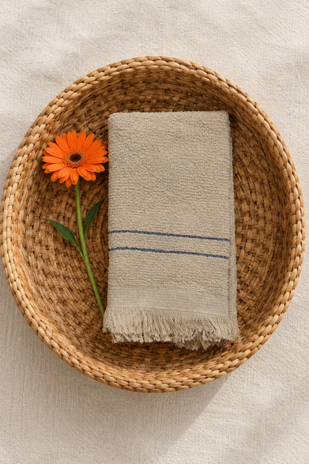 Bath towel(thorthu) 18*28 inches(Oatmeal Light Beige)