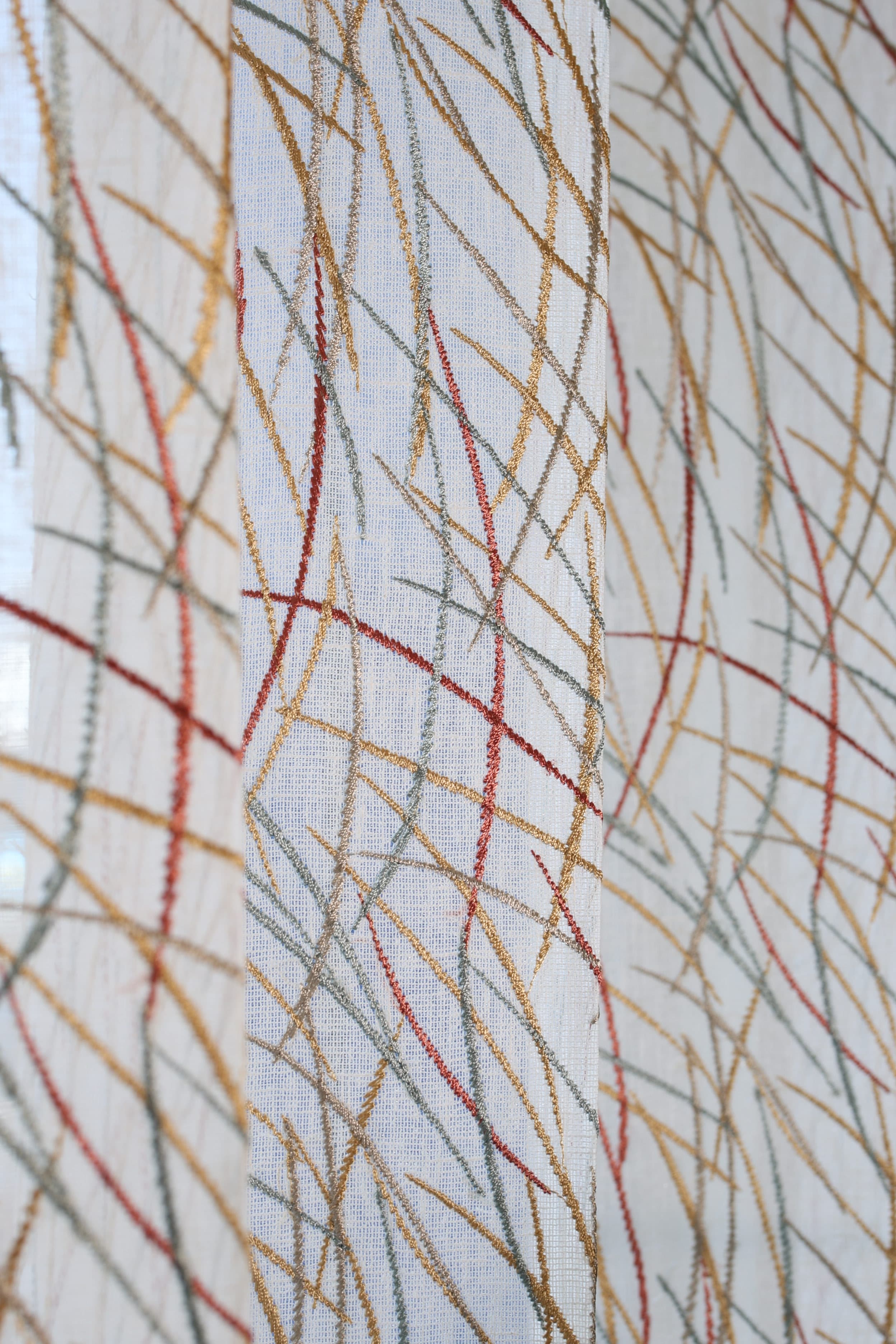 Curtain - Premium Embroidery sheer curtains zenit bhojtal prebooking
