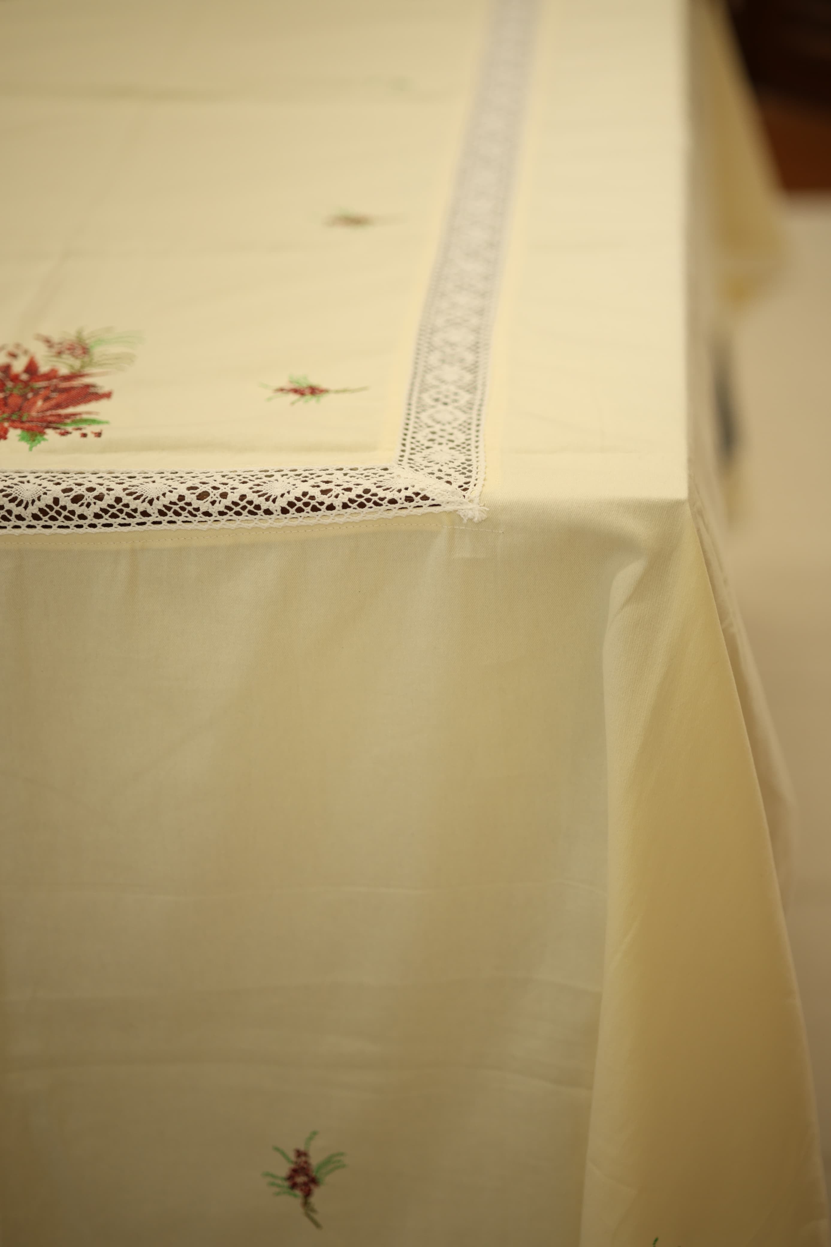 Table cloths - 8 seater cross stitch embroidery