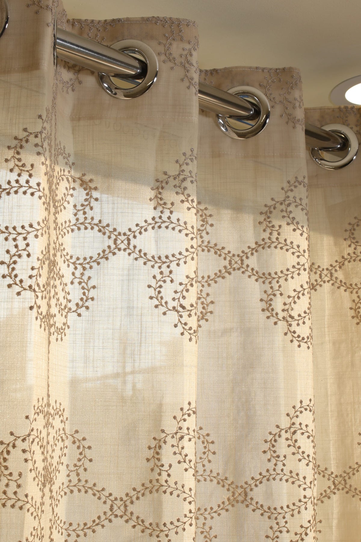 Curtains - Premium Embroidery sheer curtains tamhini prebooking zinnia