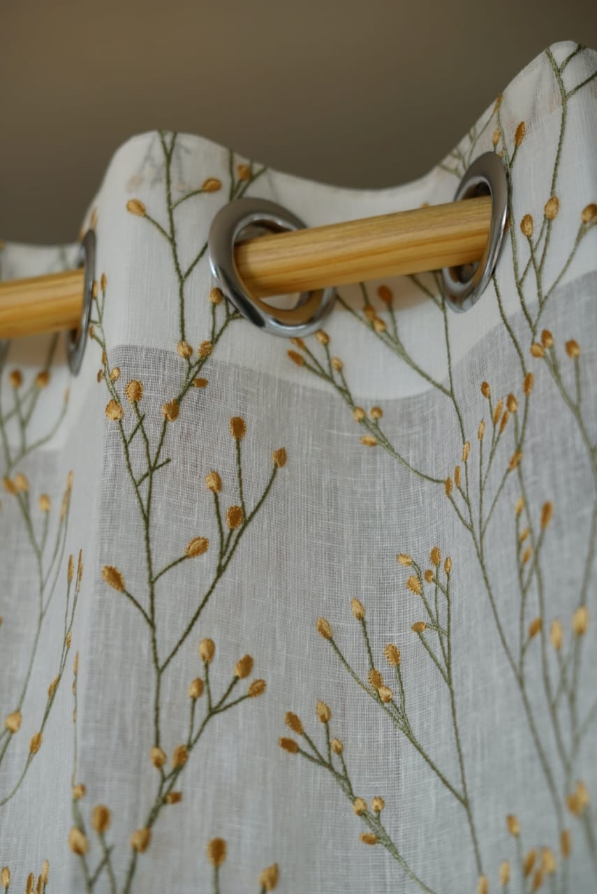 Curtains - Premium Embroidery designer sheer curtains