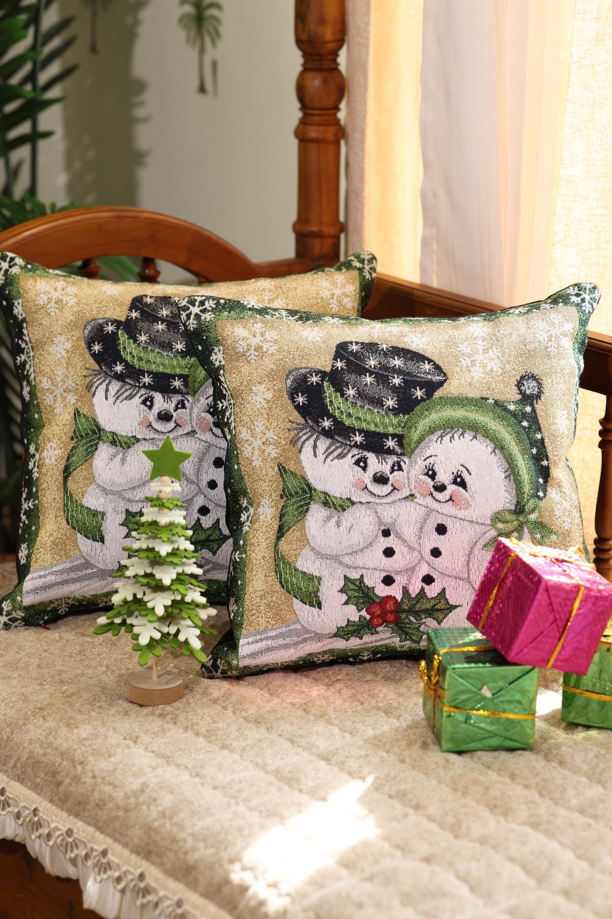 Cushion covers - Xmas edition jacuard