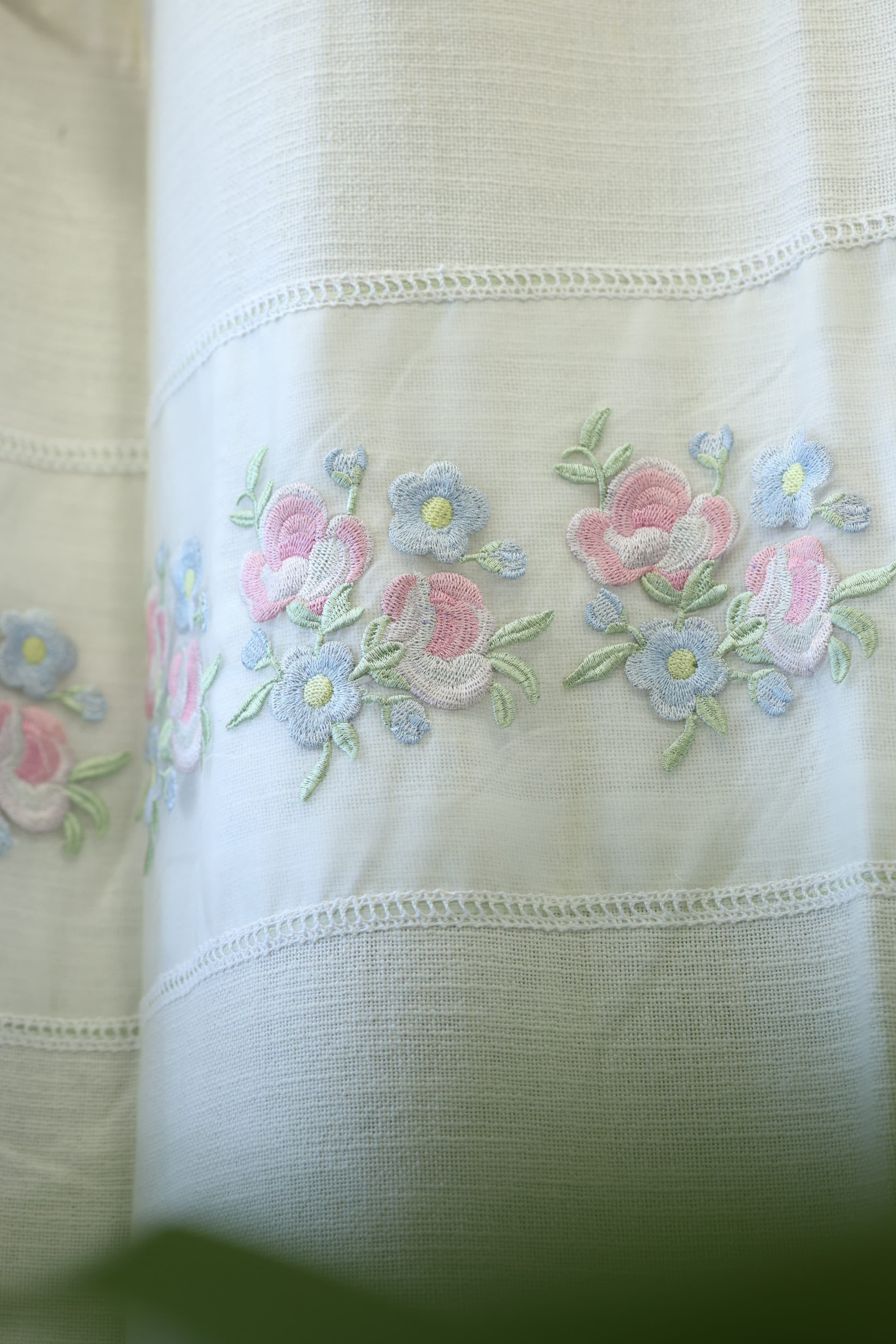 Curtains - Embroidery designer opaque curtains Sonata Drops