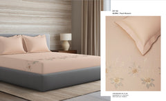 Bedsheets - King Premium machine embroidery bedsheets Sansaar : Charm