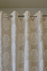 Curtains - Premium embroidery designer curtains semi Transparent/sheer vedic prebooking