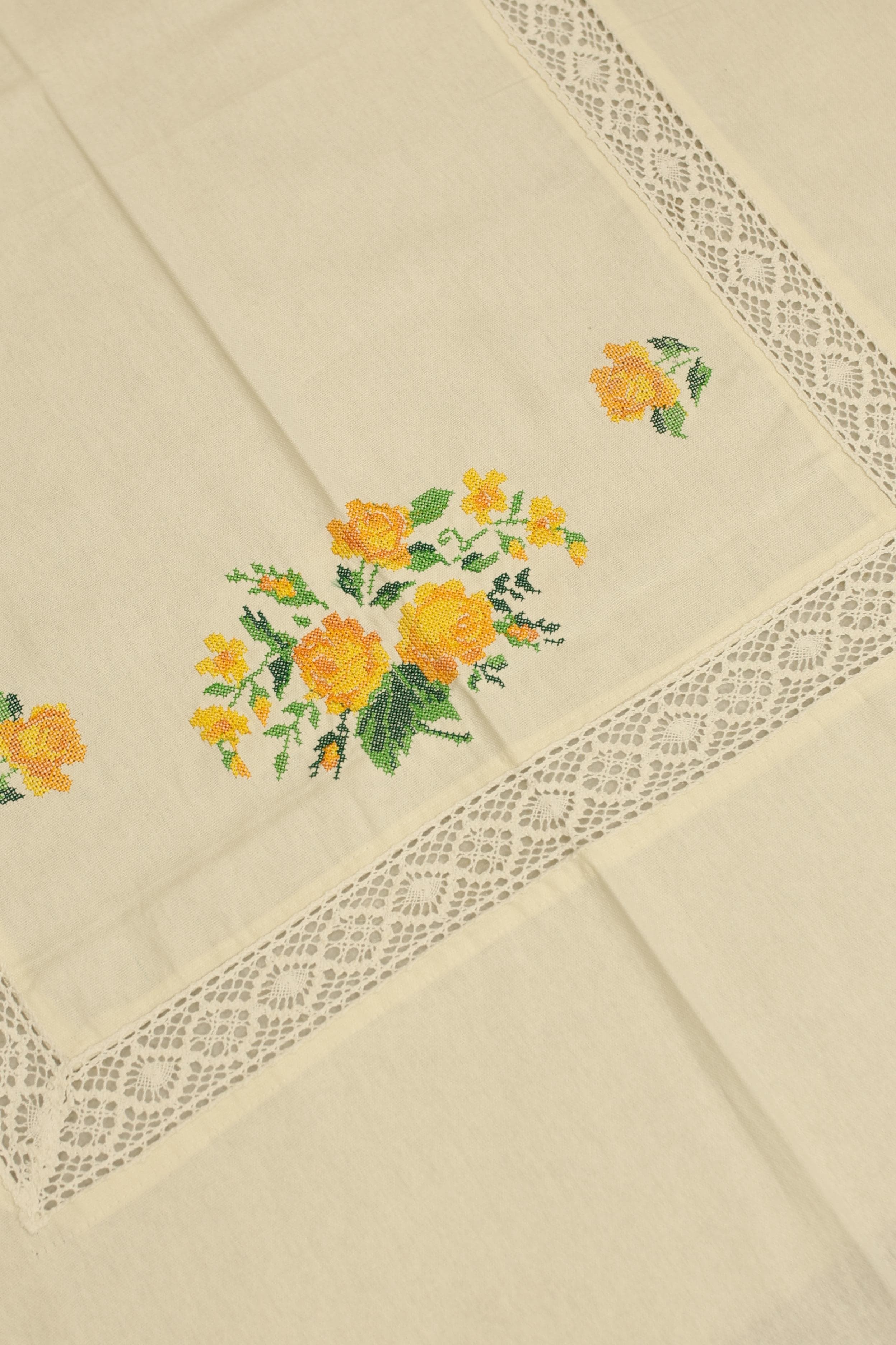 Table cloths - 8 seater cross stitch embroidery