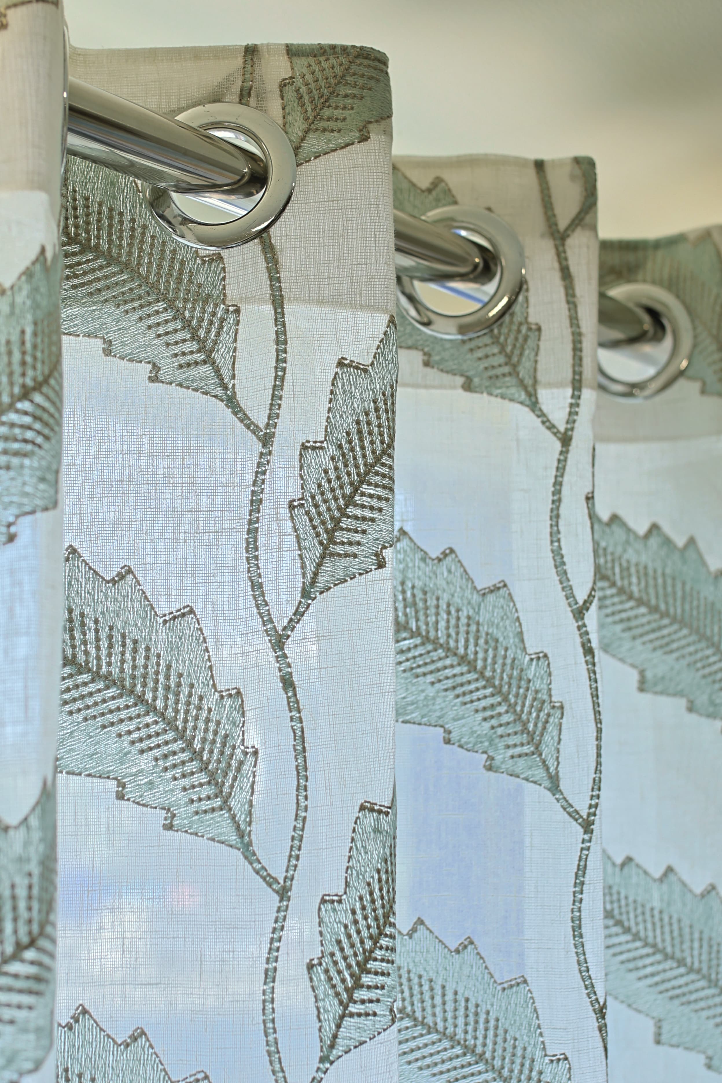 Curtains-Premium Embroidery sheer curtains zenit prebooking