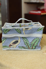 Quilted Lunch bag with inner two side small pocket(Tote bag)