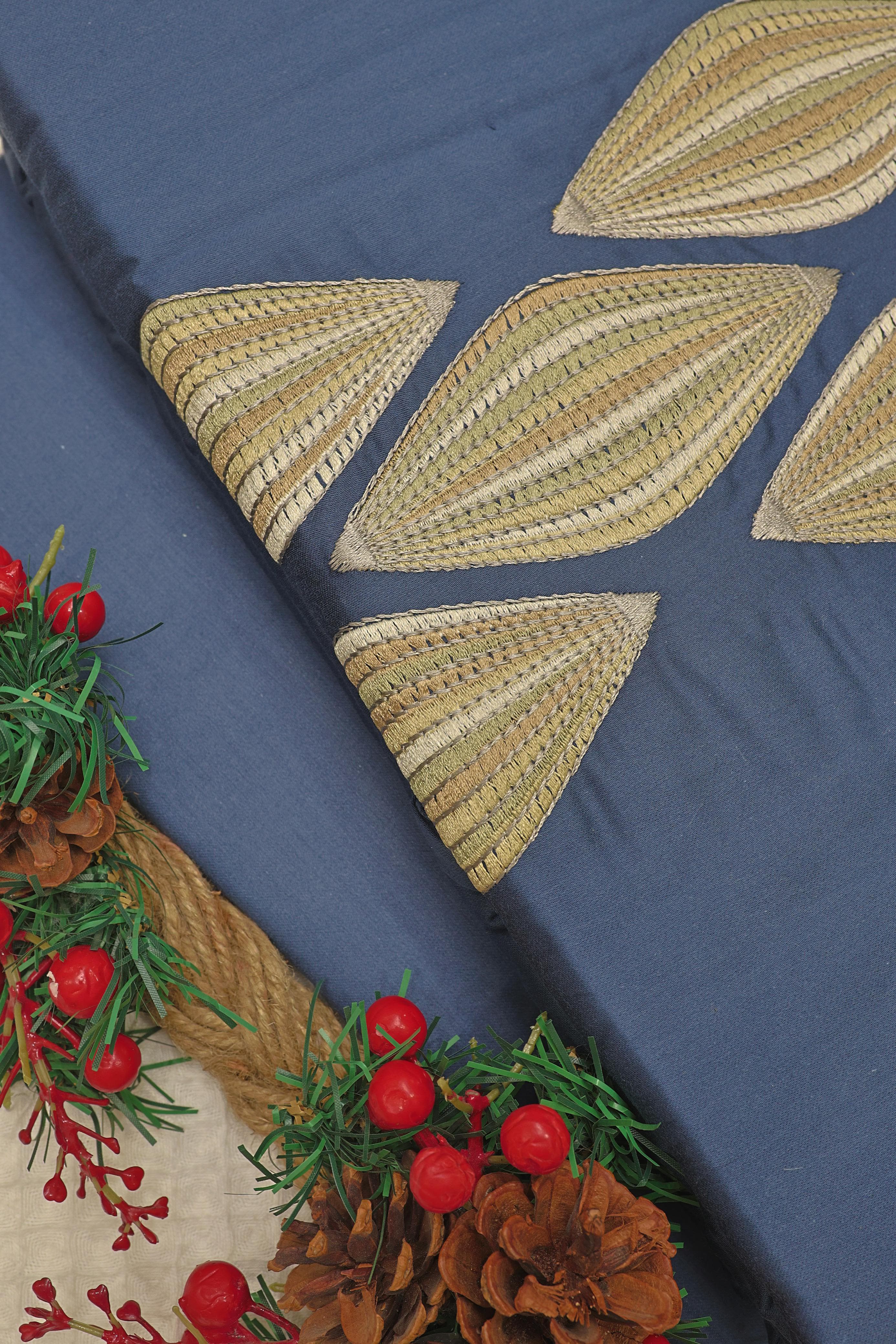 Bedsheets-Premium machine embroidered bedsheets