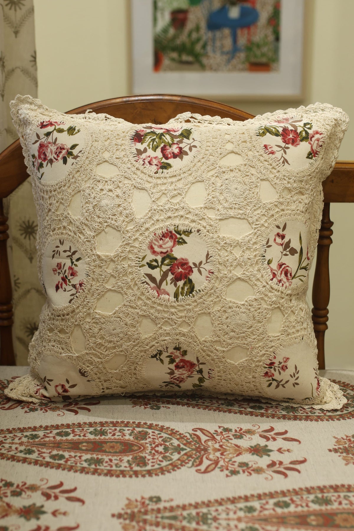 Cushion covers - crochet cushion covers