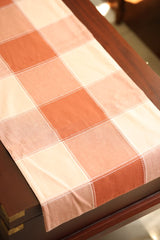 Checks Table runners - Cotton Runners,colour: pink