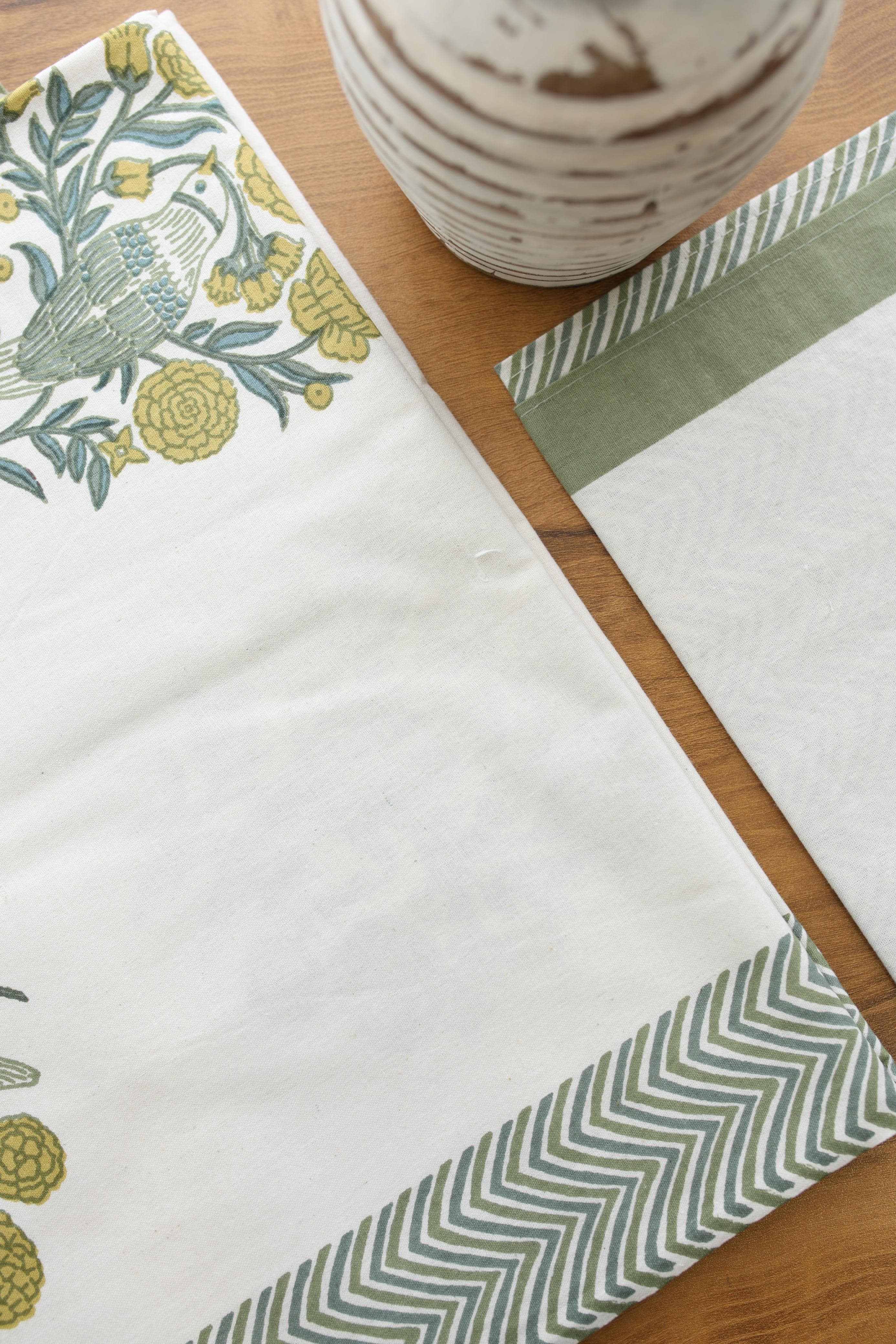 Bedsheets - Single handblock bedsheets