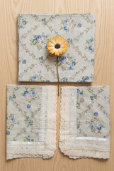 Bedsheets - King anokhi print lace bedsheets