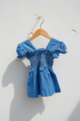 Kids smocked dress 6-10 months