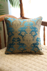 Festive Brocade Damask Cushion Cover