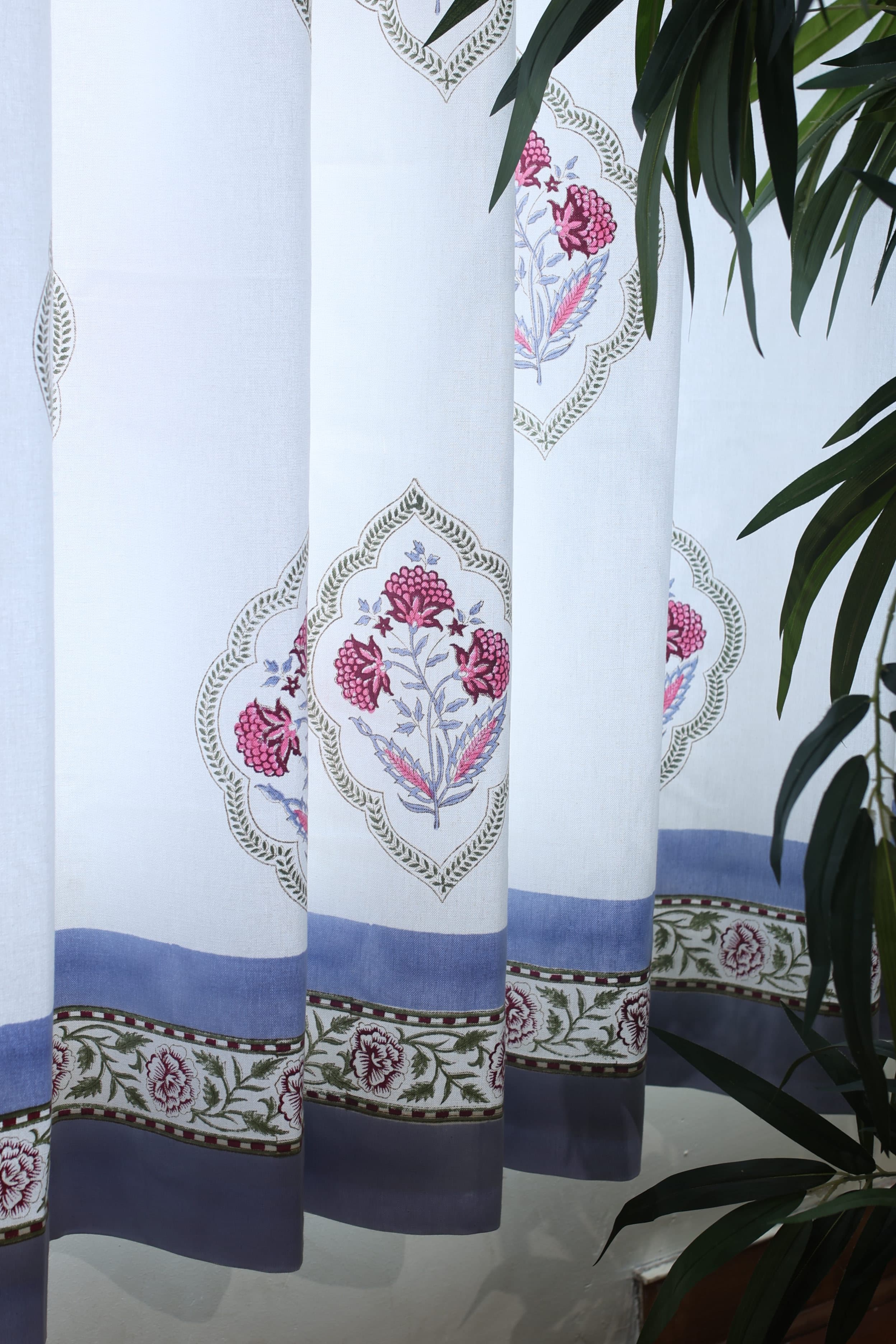 Curtains - Handblock printed curtains