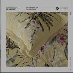 Bedsheets - Premium digital print floral king size soft cotton bedsheets