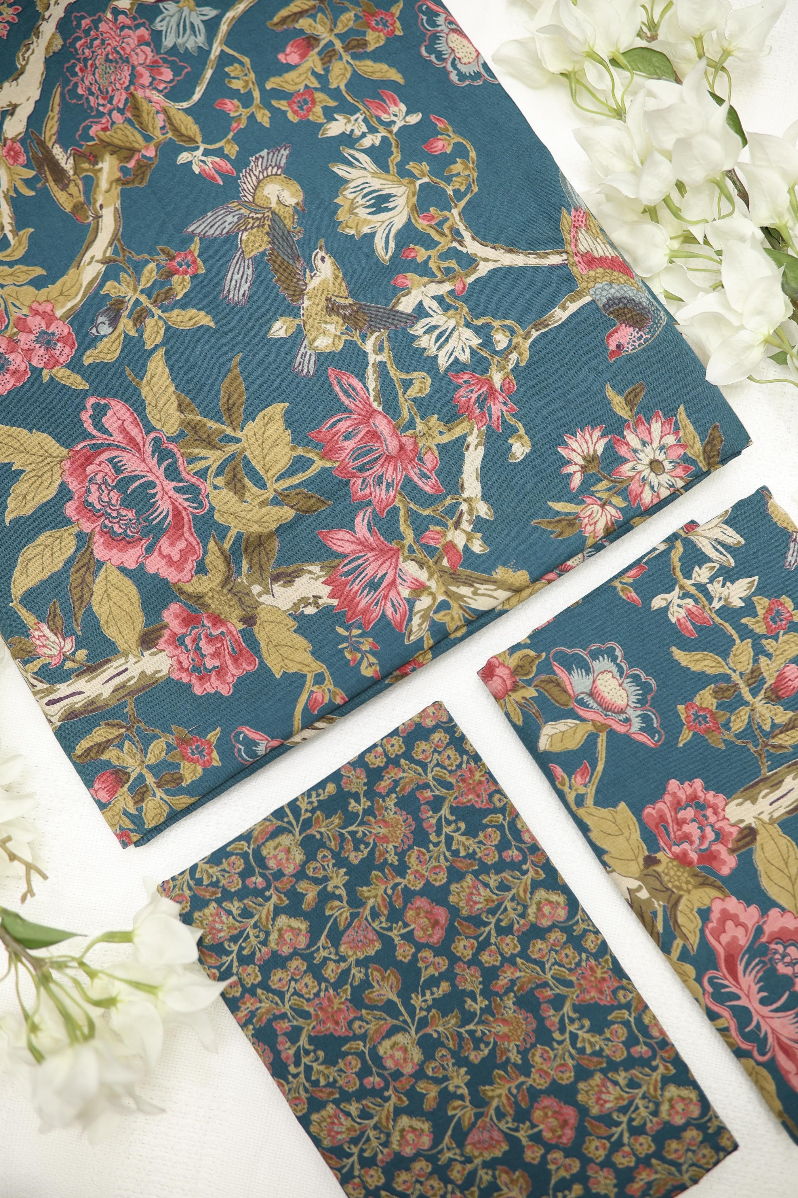 Bedsheets - King Ajrakh print bedsheets