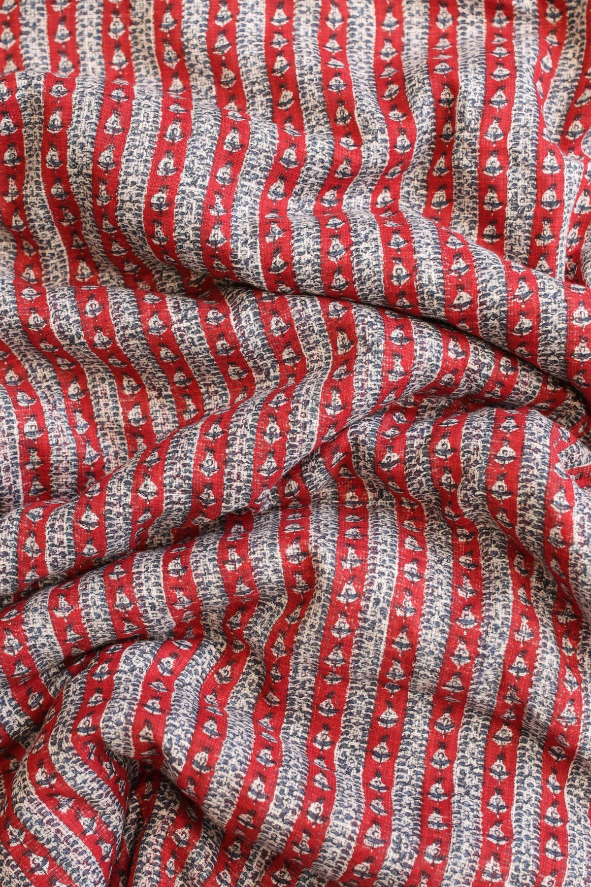 Fabric - Handblock printed kota fabrics (will cut based on quantity number) kurti offer sale