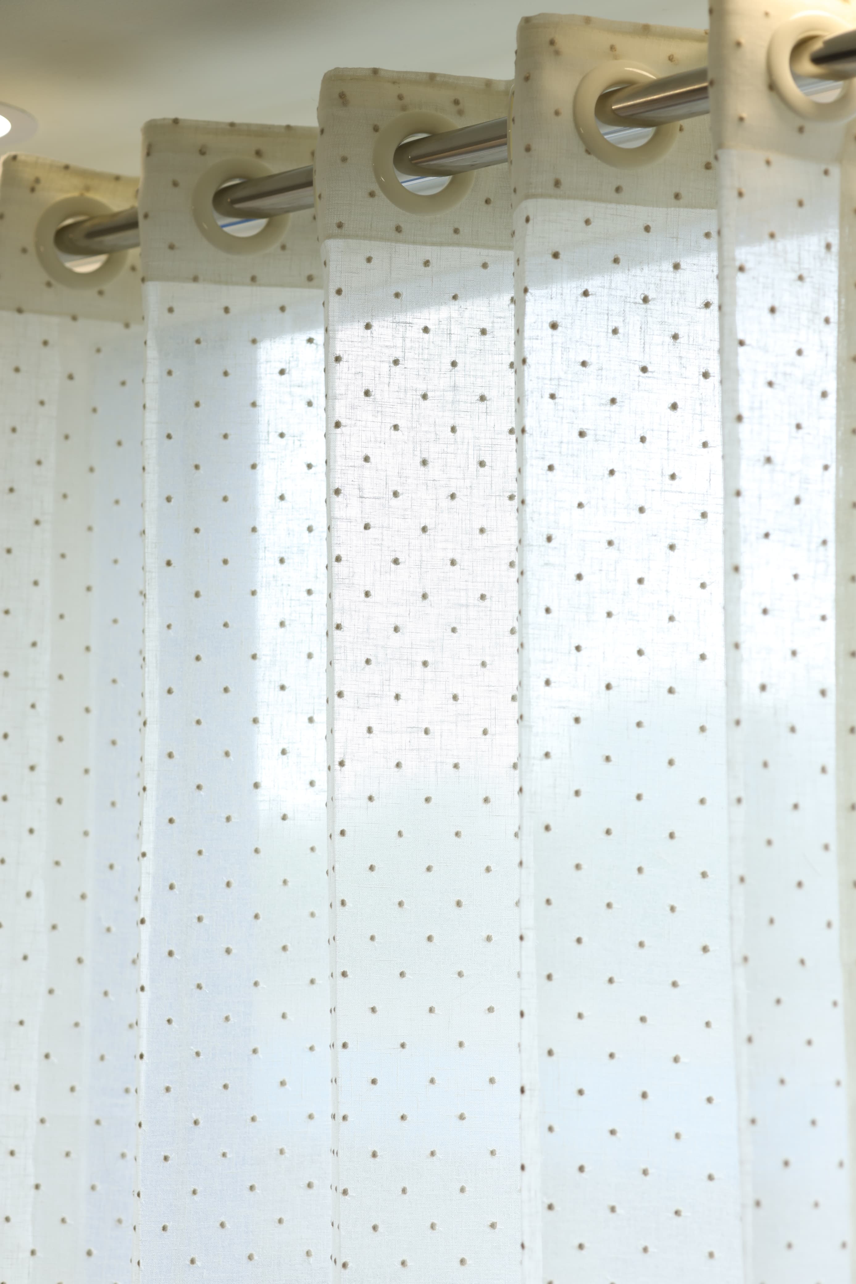 Curtains - Premium Embroidery sheer curtains meera ( off white base) prebooking