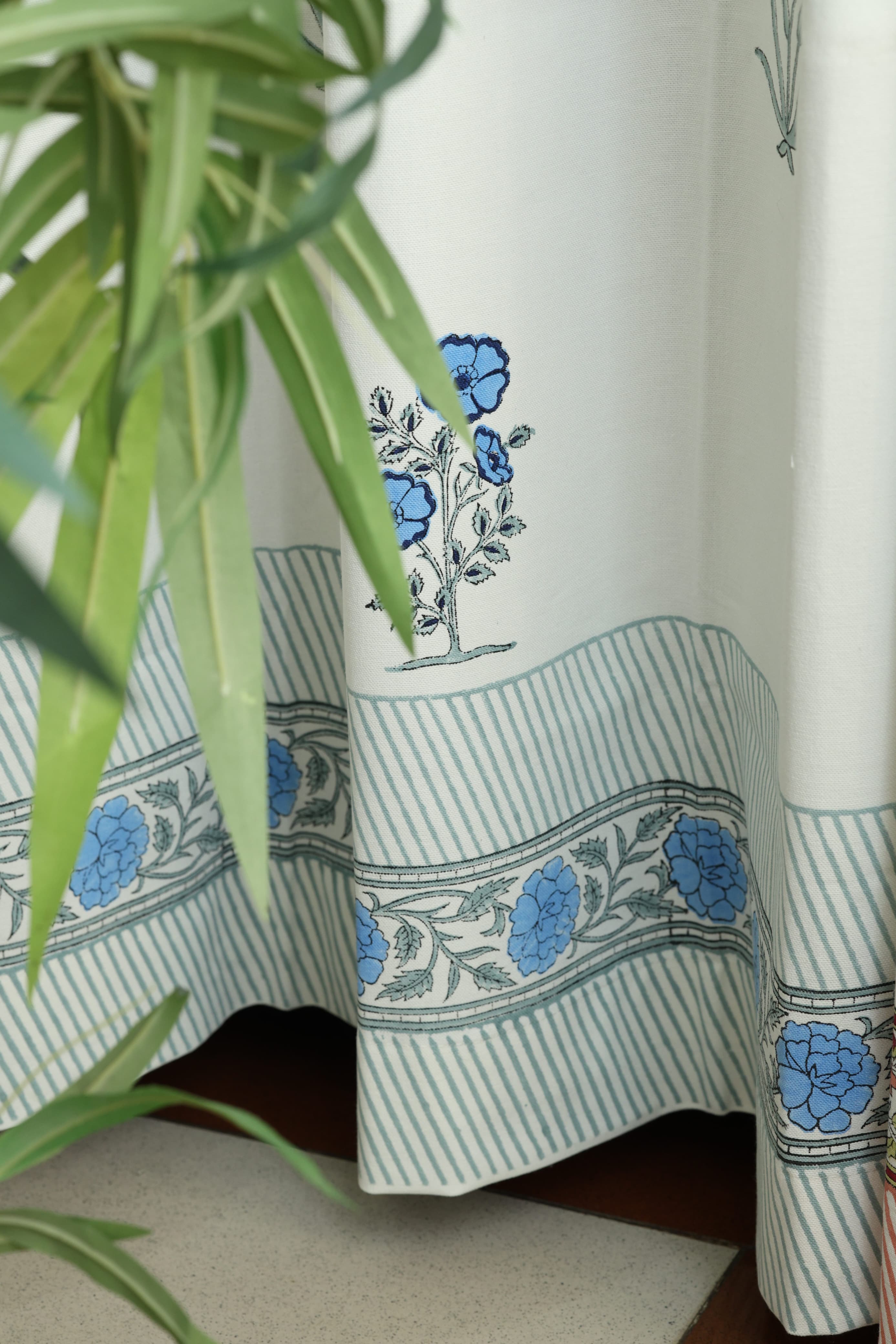 Curtains - Handblock printed curtains base