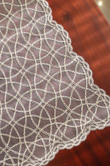Table Runner - Net embroidery / Table centre