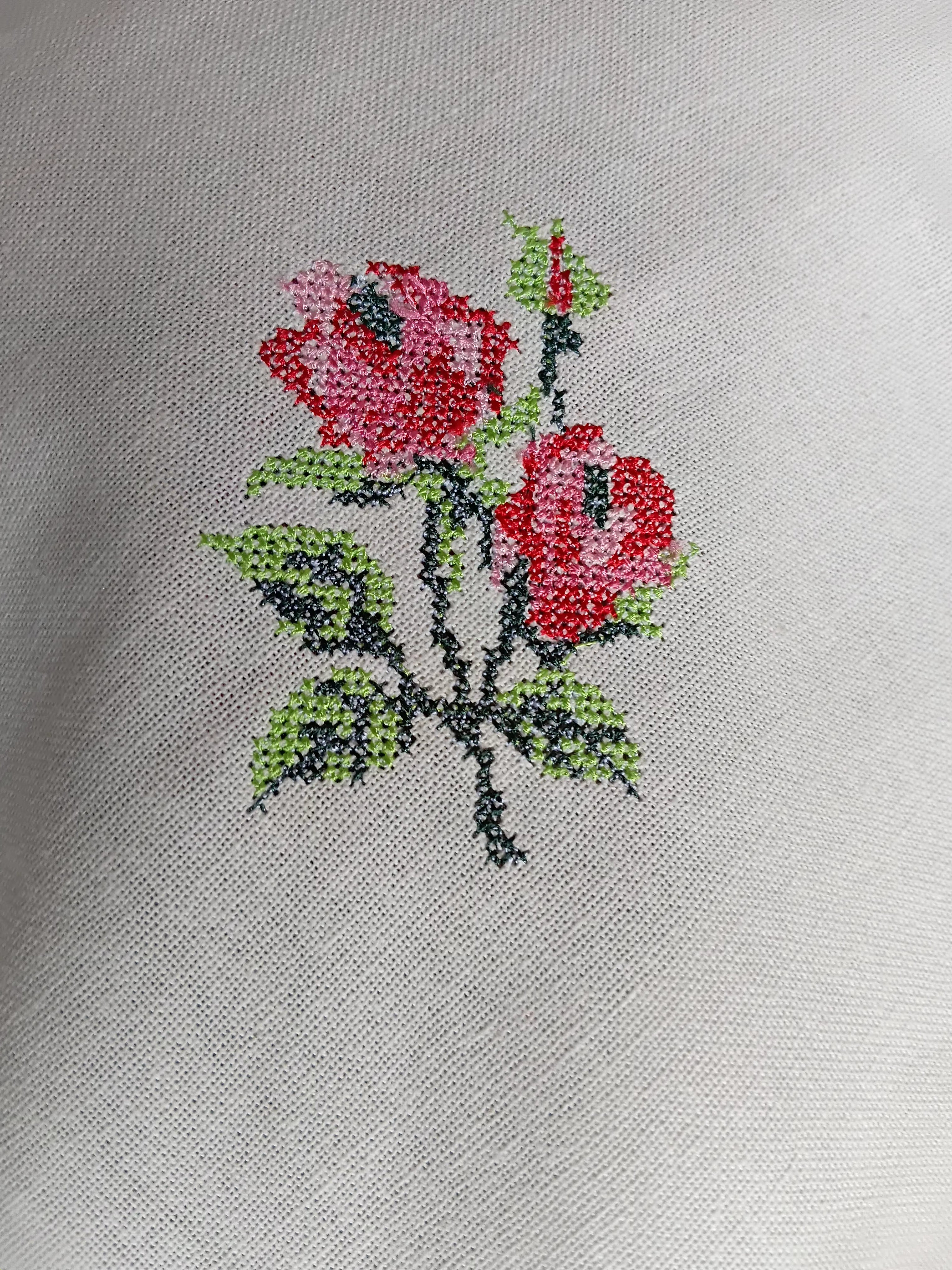 Cushion covers:Cross stitch embroidery 16*16 inches