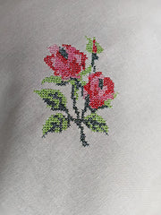 Cushion covers:Cross stitch embroidery 16*16 inches