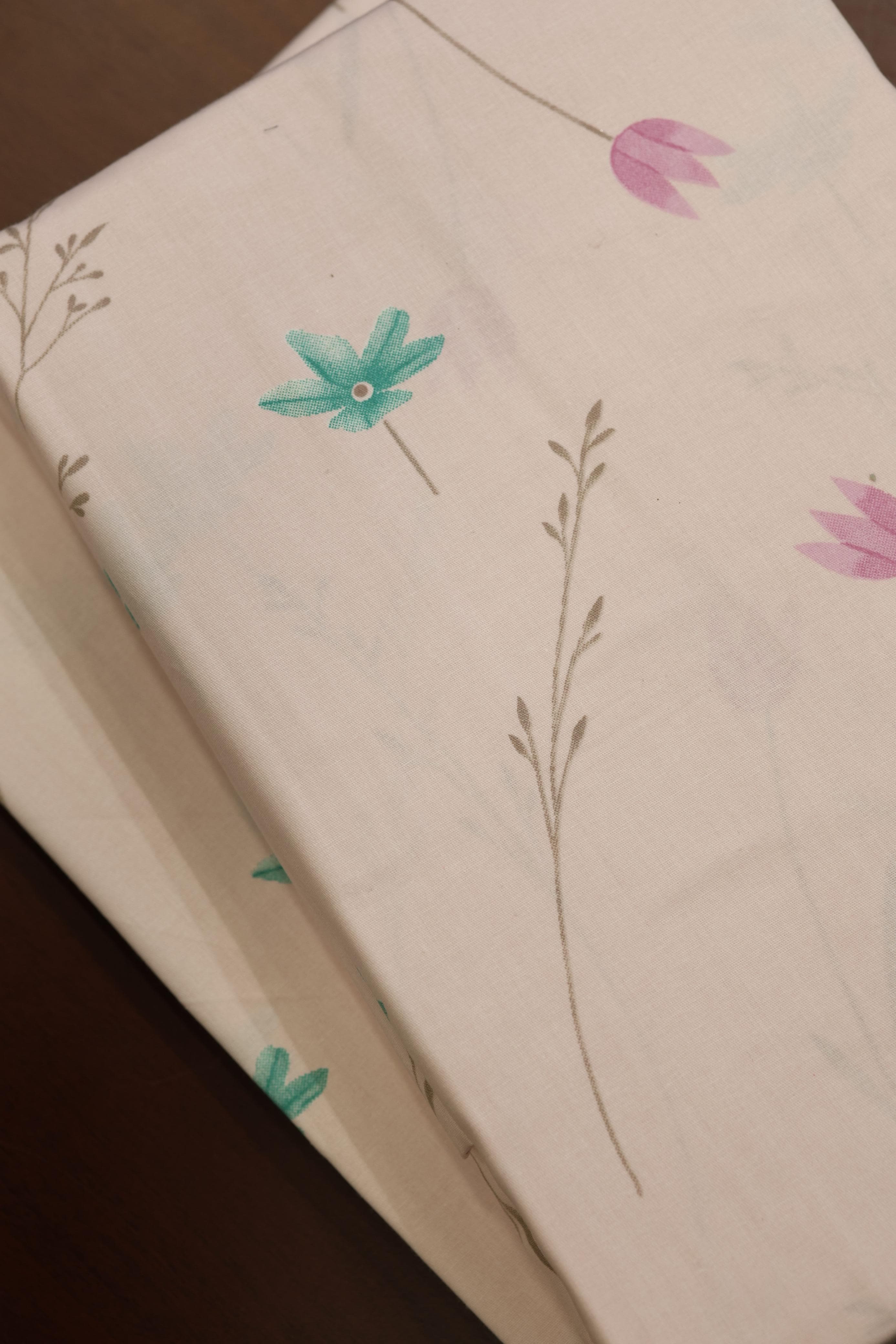 King soft cotton petal bedsheets