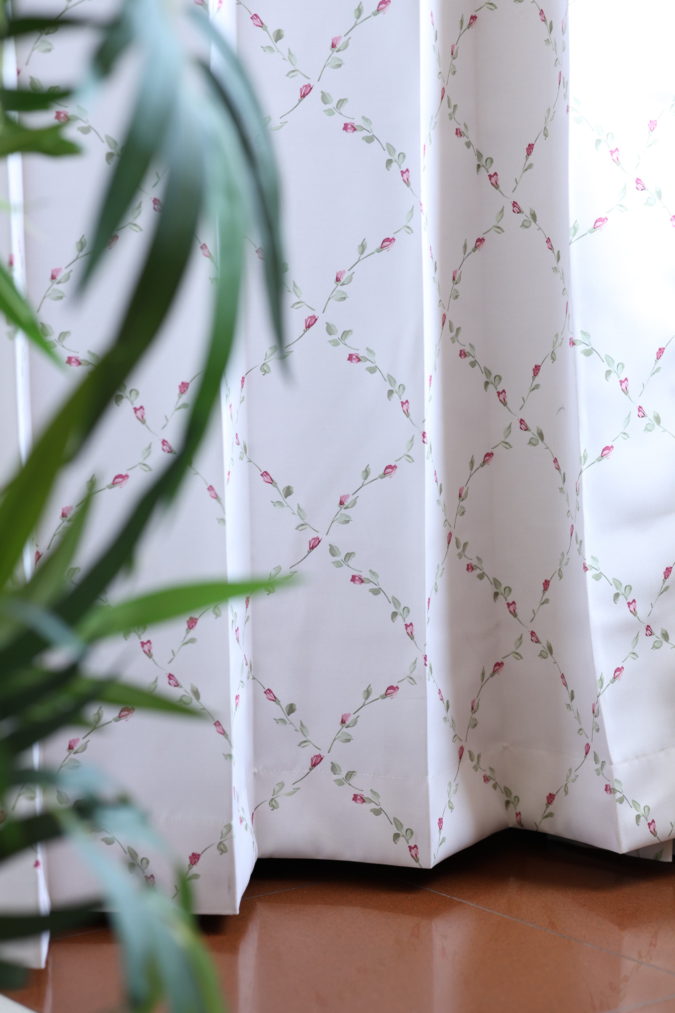 E2 Curtains - English Floral series opaque curtains