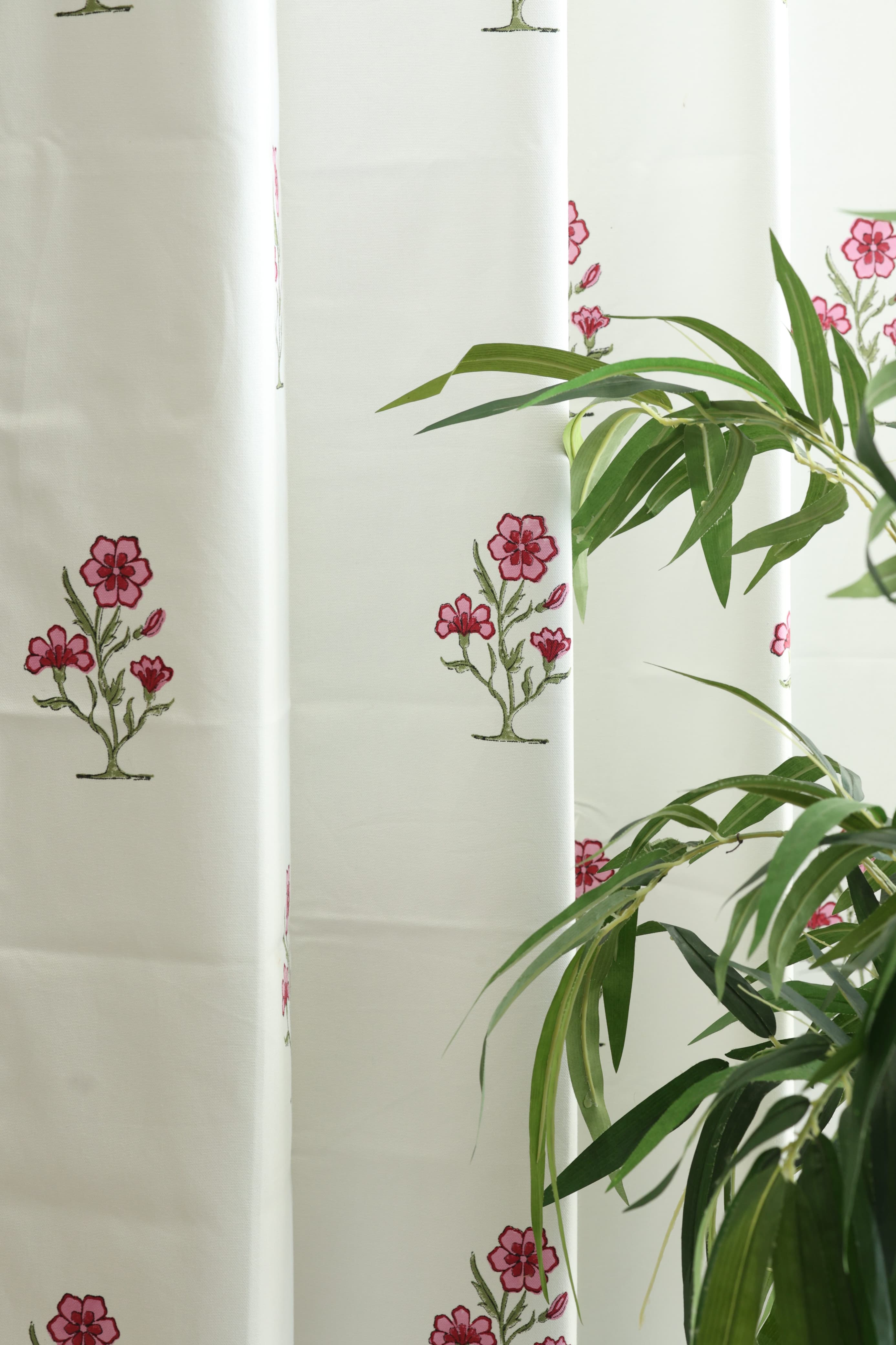 Curtains - Handblock printed curtains base