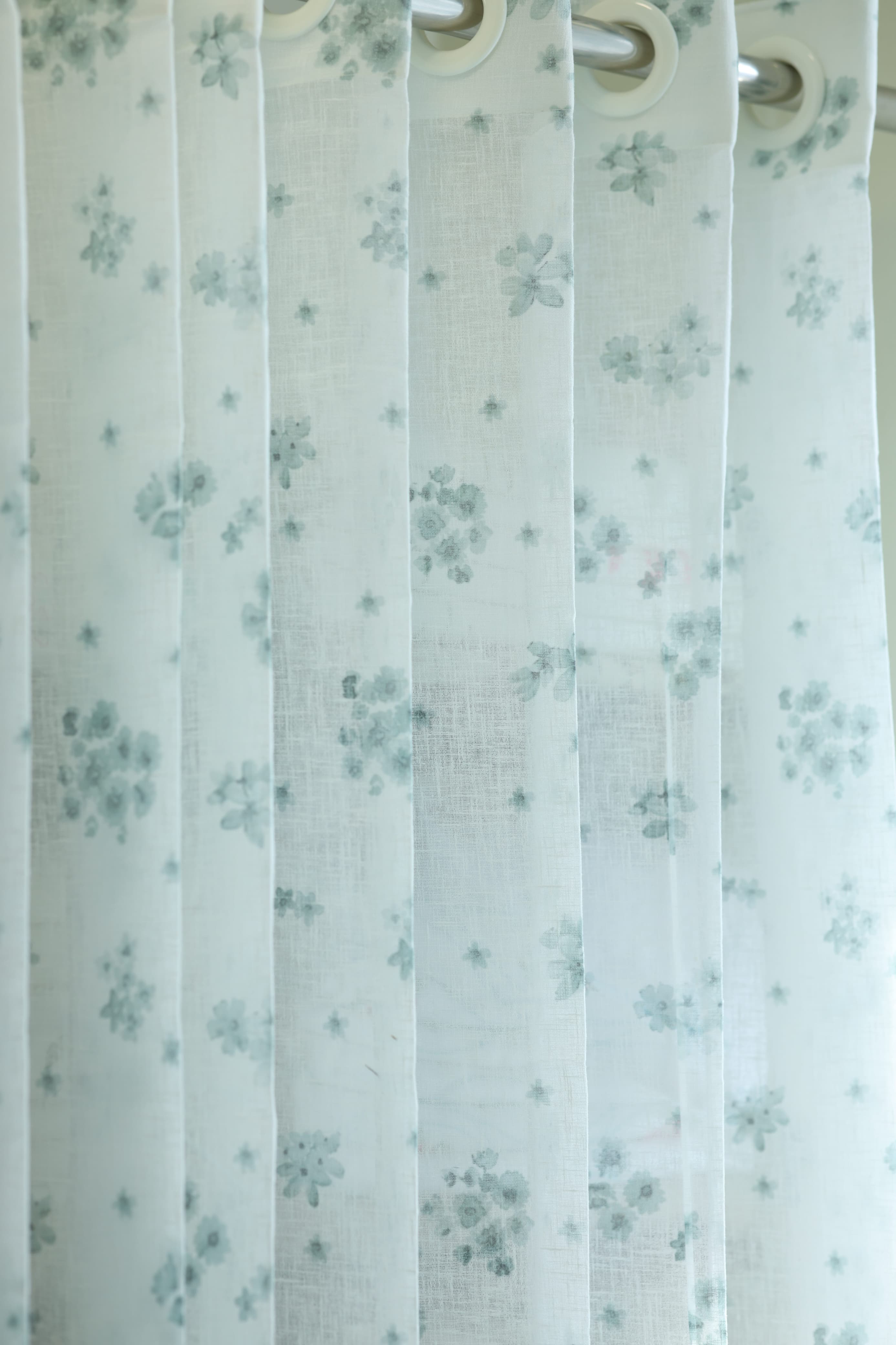 Amethyst Sheer Curtain – Semi Transparent floral print