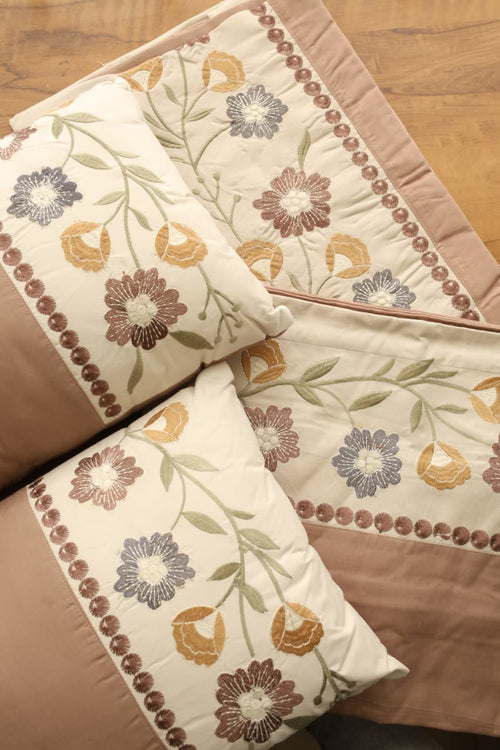Full bedding set - King Premium embroidery 5 pcs set