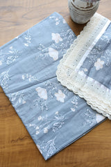 Bedsheets - Queen soft cotton lace bedsheets flora & lace