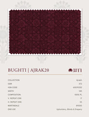 Upholstery fabrics -Ajrakh(Bughti)