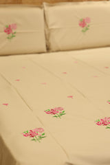 Bedsheets - King Premium Machine embroidery bedsheets MEK