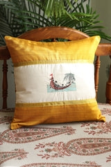Onam Handblock Cushion Covers - 16*16 inches