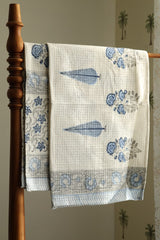 Towels - Waffle Handblock print Towel Set