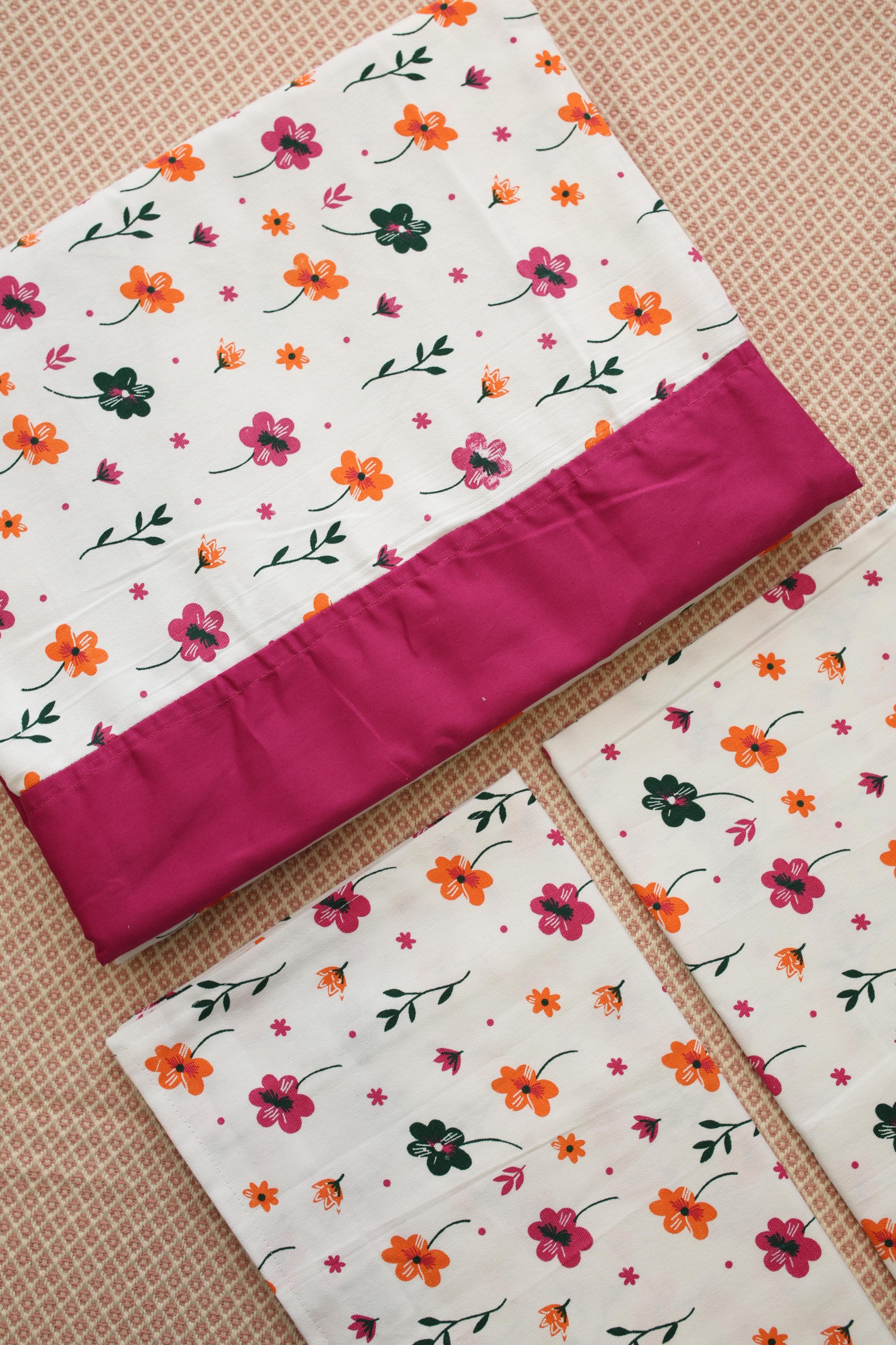 Bedsheets - Queen daily use border bedsheets