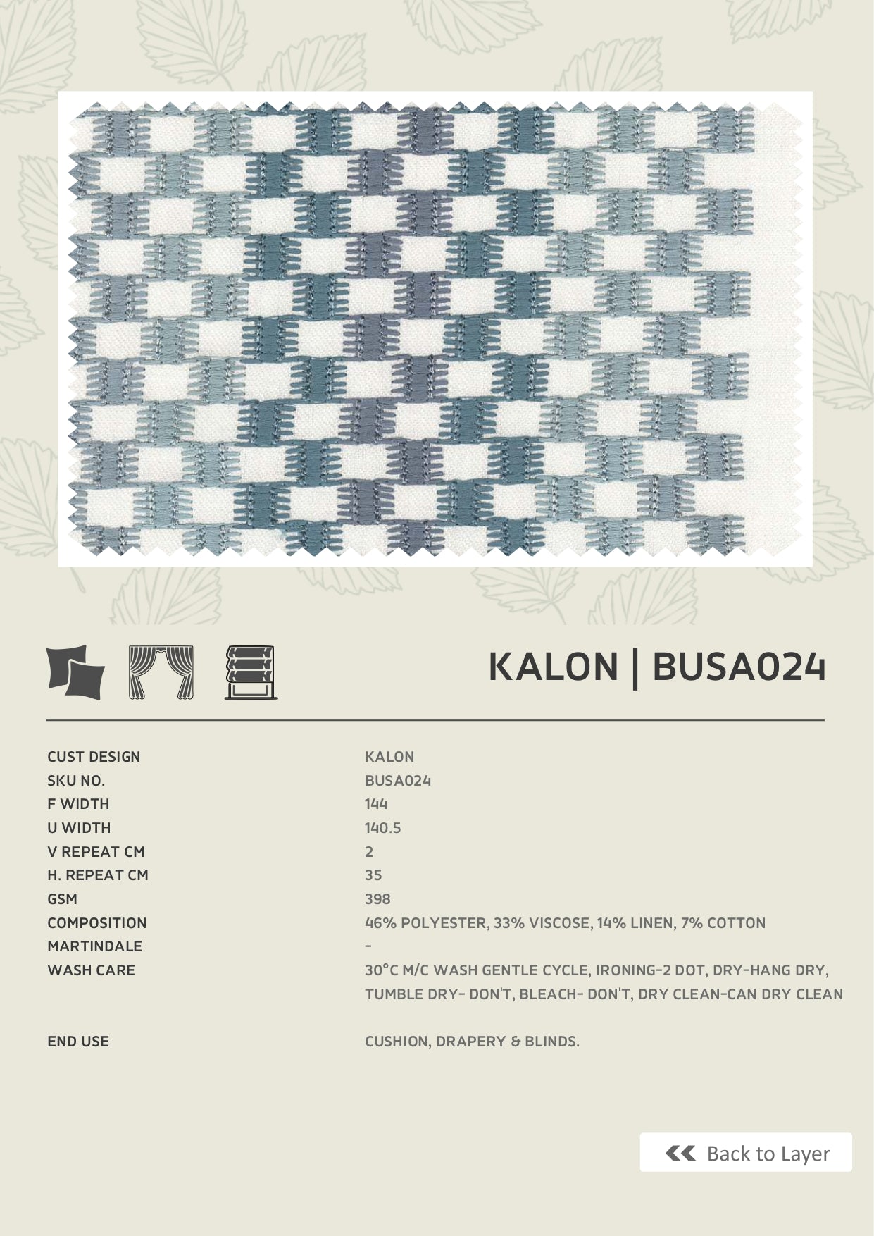 Fabric only-Premium embroidered curtains fabric only(Blinds, Curtains, Cushion covers)