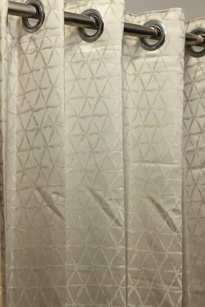Curtains - Jacquard self printed curtains opaque
