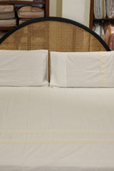 Premium Soft Cotton Lace Bedsheet Set – King Size