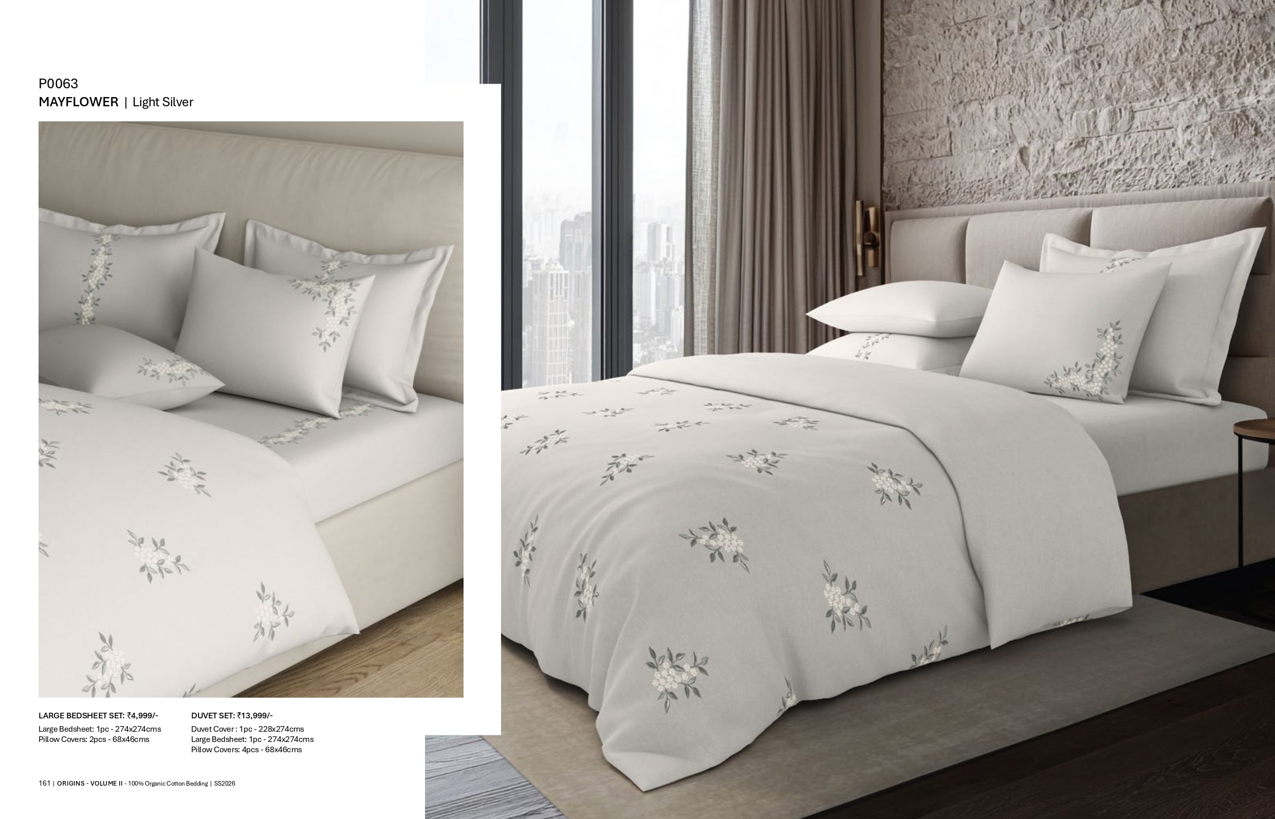 Bedsheets - King Premium machine embroidery bedsheets Sansaar : Saembro