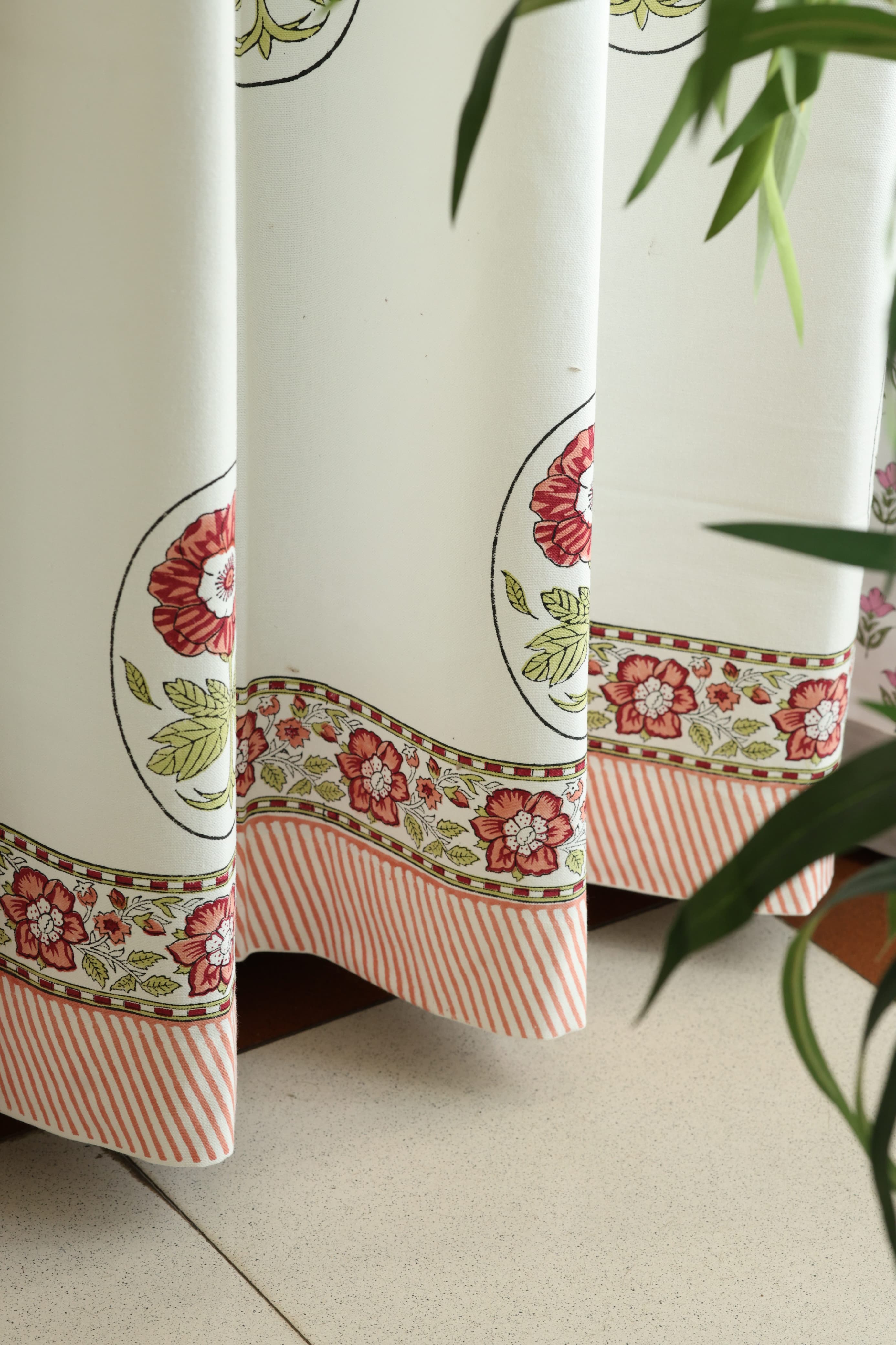 Curtains - Handblock printed curtains base