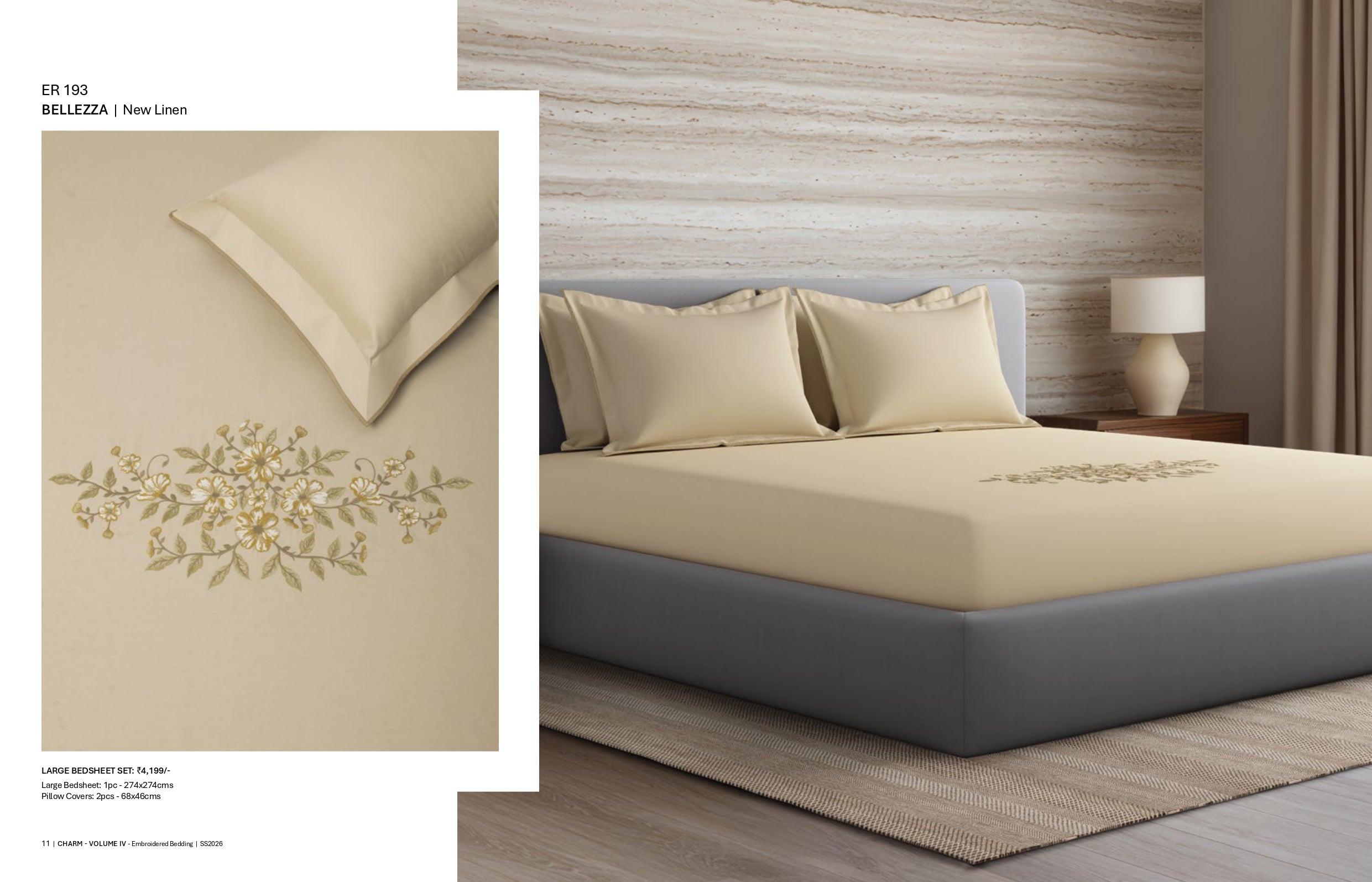 Bedsheets - King Premium machine embroidery bedsheets Sansaar : Saembro