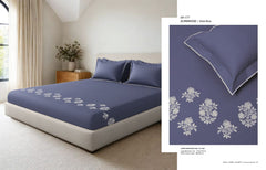 Bedsheets - King Premium machine embroidery bedsheets Sansaar : Saembro